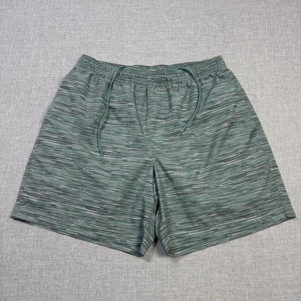 Chubbies 5.5" Performance Lined Hybrid Shorts Mens Medium Green Drawstring